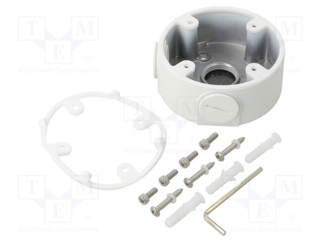 Junction box; Ø96.7x37.2mm; white; aluminium; Connection: G 3/4"