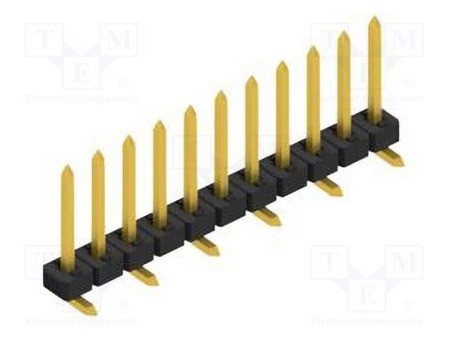 Connector: pin strips; pin header; male; PIN: 11; 2mm; SMT; 1x11
