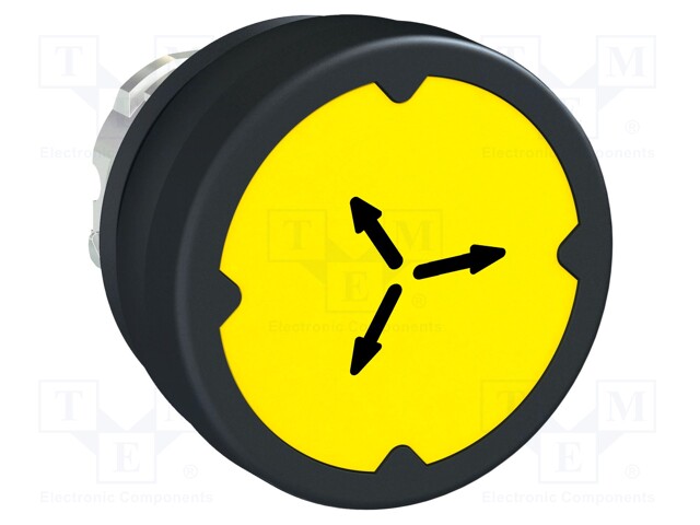 Switch Actuator, Yellow, Schneider Harmony XB4 Series 22mm Pushbutton Switches