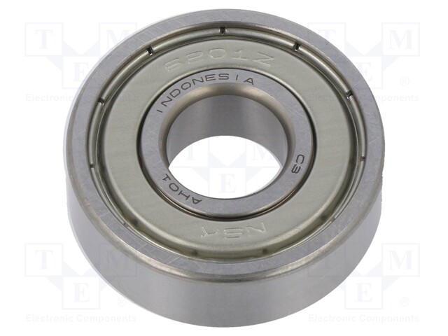 Bearing: ball; Øint: 12mm; Øout: 32mm; W: 10mm; bearing steel