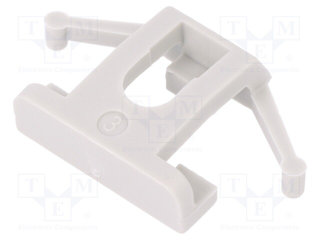 Clip; polyamide; Colour: grey; Application: DIN TH35  rail