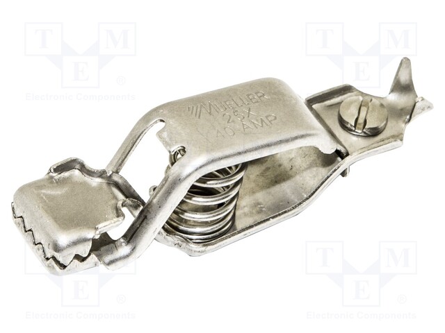 Crocodile clip; 75A; Grip capac: max.19mm; Overall len: 76mm