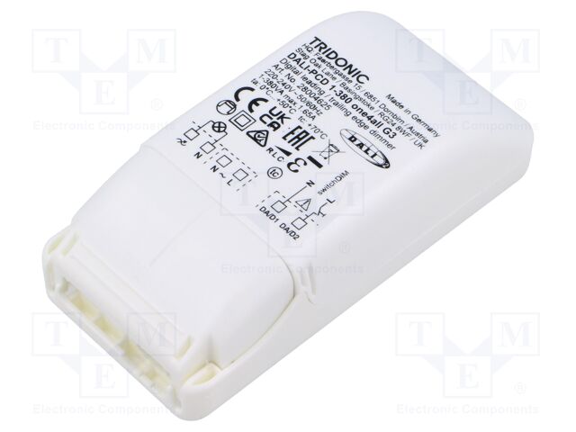 DALI actuator; 220÷240VAC; IP20; 0÷50°C; Interface: DALI,DSI