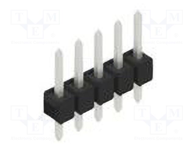 Connector: pin strips; pin header; male; PIN: 5; 2.54mm; THT; 1x5