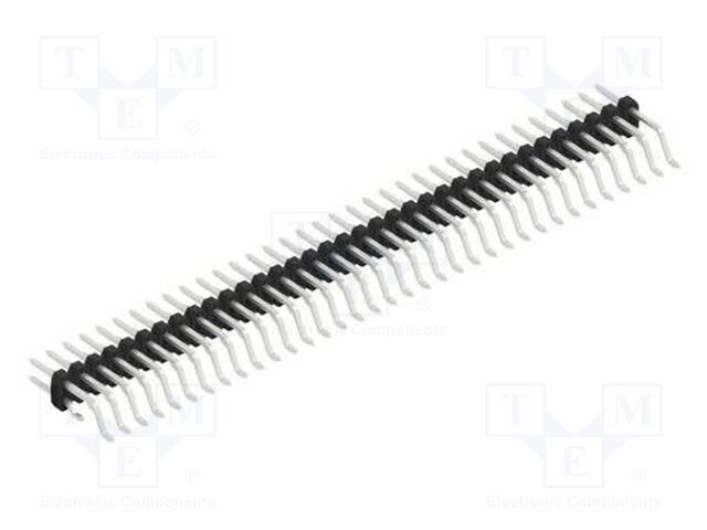 Connector: pin strips; pin header; male; PIN: 70; 2mm; SMT; 2x35