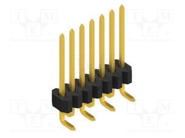 Connector: pin strips; pin header; male; PIN: 7; 1.27mm; SMT; 1x7