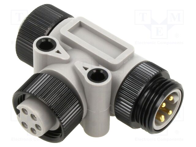 Adapter; 7/8”; PIN: 5; 50VDC; 50VAC; 8A; 7000; -20÷80°C
