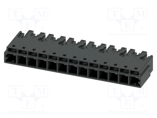 PCB headers, nominal cross section: 4 mm2, color: black, nom