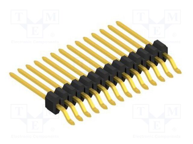 Connector: pin strips; pin header; male; PIN: 14; 1.27mm; SMT; 1x14