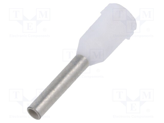 Tip: bootlace ferrule; 0.75mm2; crimped; for cable; insulated