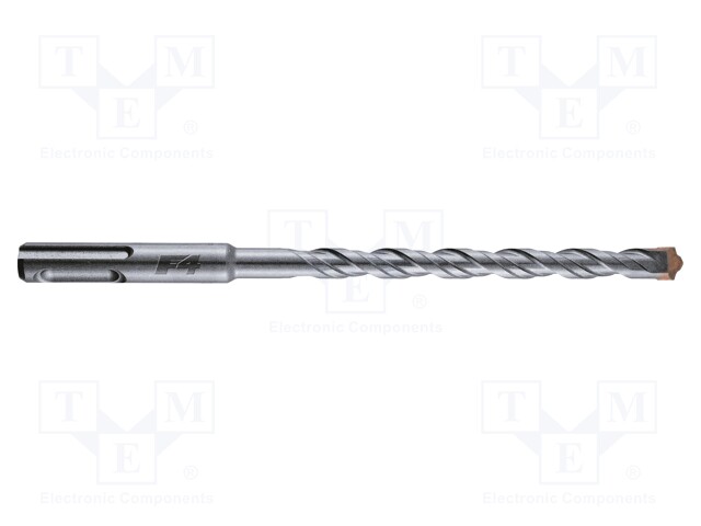 Drill bit; for concrete; Ø: 12mm; L: 260mm; metal; cemented carbide
