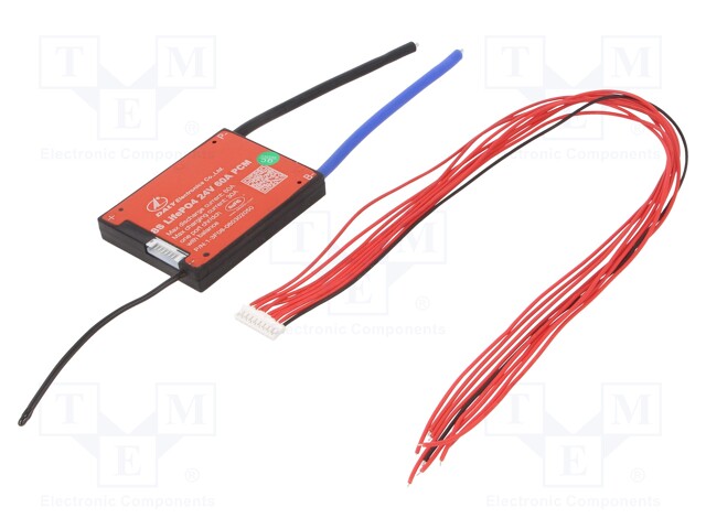 PCB protection; Li-FePO4; 80x61x16mm; 60A; 25.6VDC