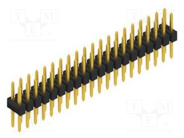 Connector: pin strips; pin header; male; PIN: 40; 2.54mm; THT; 2x20