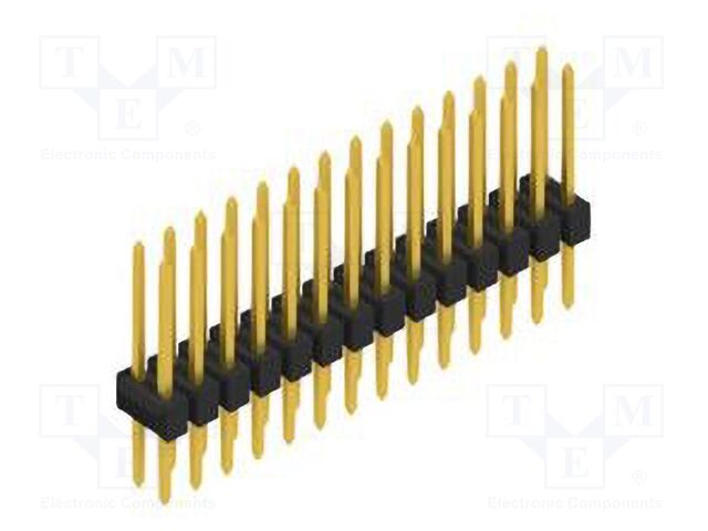 Connector: pin strips; pin header; male; PIN: 28; 2.54mm; THT; 2x14
