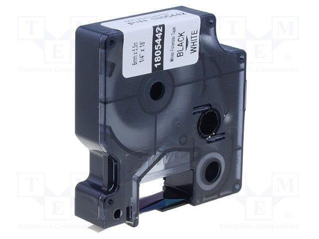 Tape; Width: 6mm; Colour: white; Character colour: black; L: 5.5m