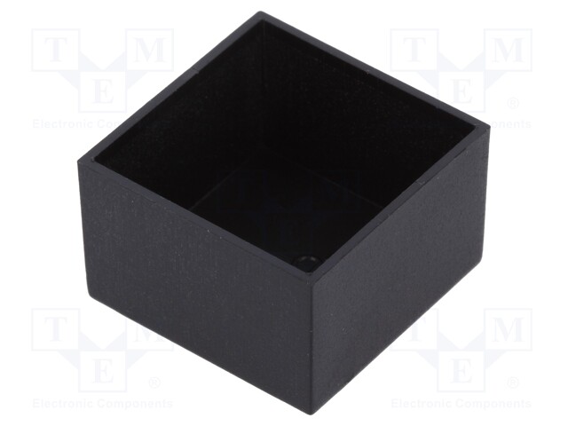 Enclosure: designed for potting; X: 22.3mm; Y: 22.3mm; Z: 14mm; ABS