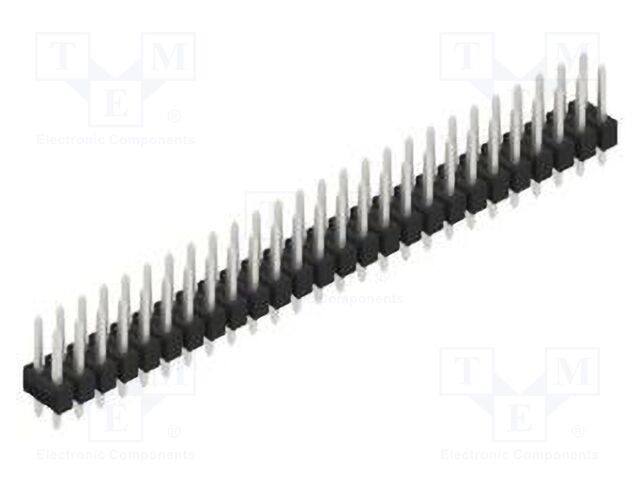 Connector: pin strips; pin header; male; PIN: 52; 2.54mm; THT; 2x26