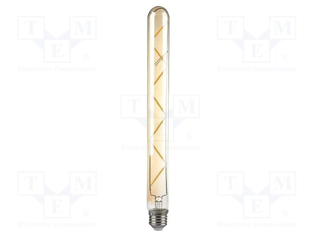 LED lamp; white warm; E27; 220÷240VAC; 700lm; P: 7W; 360°; 2200K