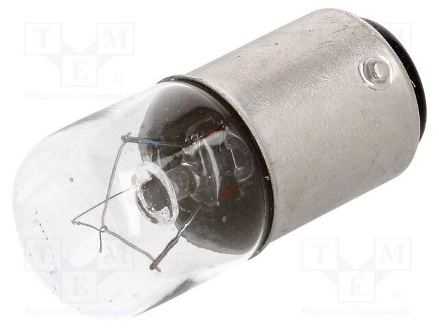 Signallers accessories: bulb; BA15D; Usup: 24VDC; Usup: 24VAC; 5W
