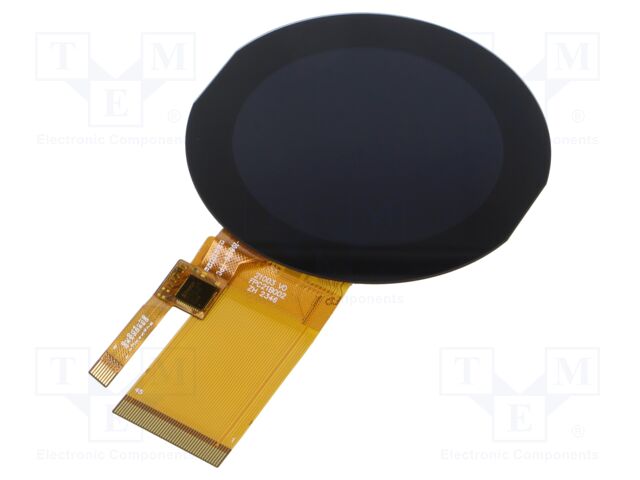 Display: TFT; 2.1"; 480x480; Illumin: LED; 53.28x53.28mm; 500cd/m2