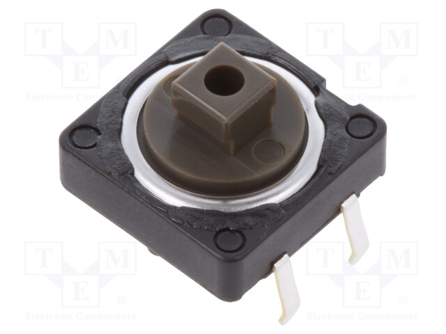 Microswitch TACT; SPST; Pos: 2; 0.05A/12VDC; THT; 2.6N; 12x12x4.3mm