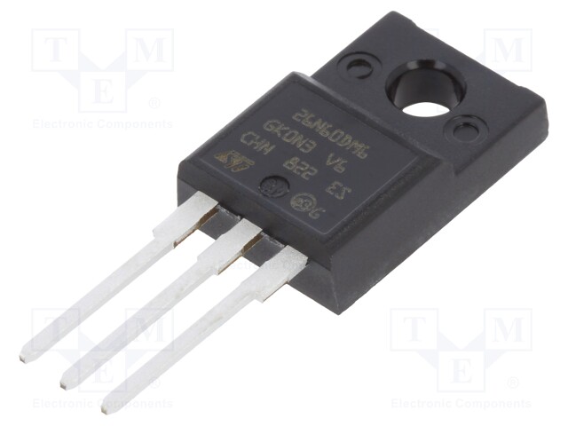 Transistor: N-MOSFET; 600V; 11A; Idm: 60A; 30W; TO220FP