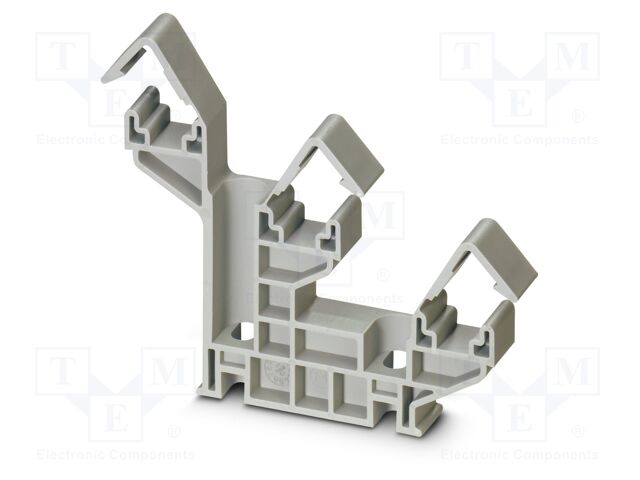 Mounting clamp; ways: 3; Body: grey