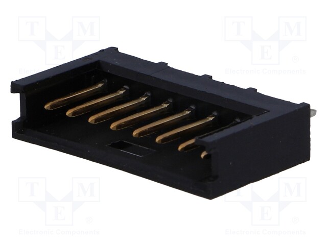 Socket; wire-board; male; AMPMODU MOD II; 2.54mm; PIN: 8; THT