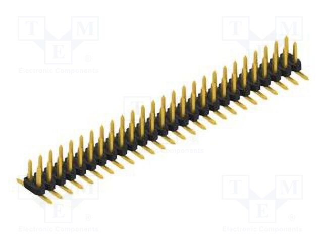 Connector: pin strips; pin header; male; PIN: 52; 2mm; SMT; 2x26