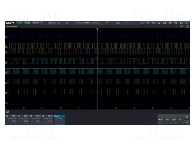 Test acces: expansion option; for oscilloscopes