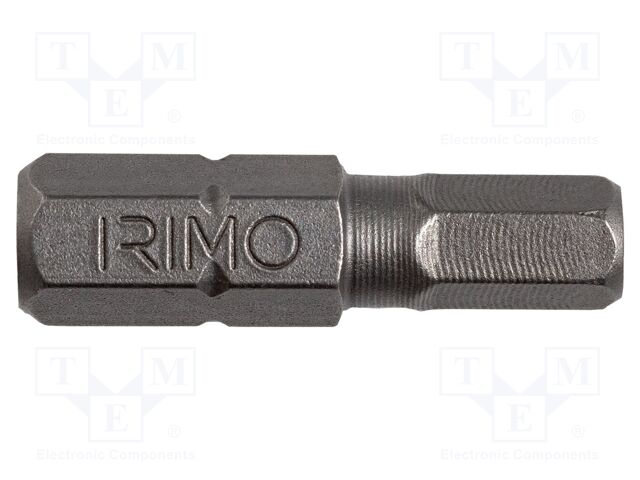 Screwdriver bit; hex key; HEX 5mm; Overall len: 25mm; 5pcs.