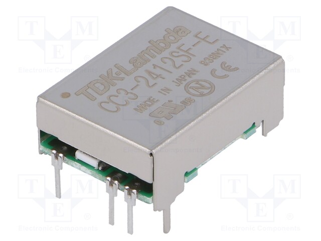 Converter: DC/DC; 3W; Uin: 24V; 12VDC; Iout: 250mA; DIP7; 4.5g