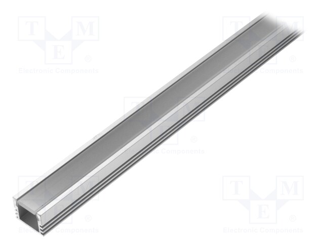 Profiles for LED modules; transparent; surface,recessed; L: 1m