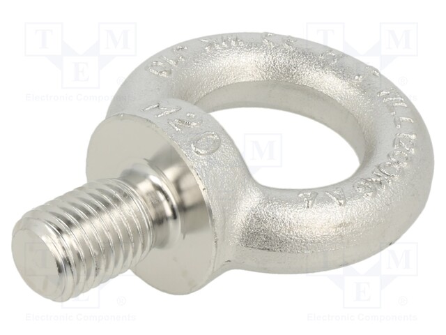 Lifting eye bolt; M20x30; DIN: 580; Head: eye; none; Ø: 40mm