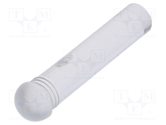 Fiber for LED; round; Ø3.2mm; Front: convex; straight; IP68