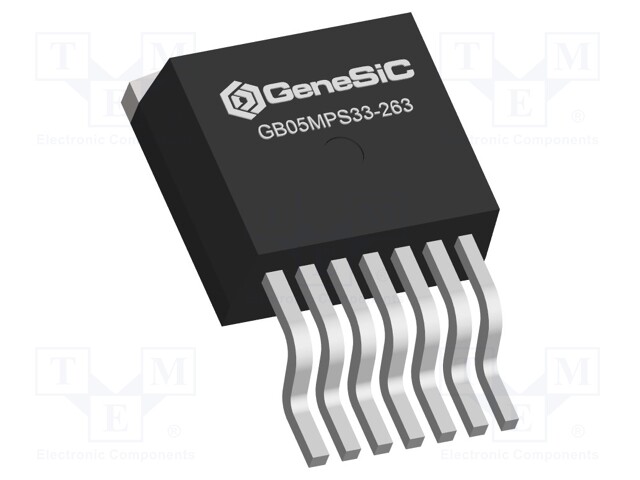 Diode: Schottky rectifying; SiC; SMD; 3.3kV; 5A; TO263-7