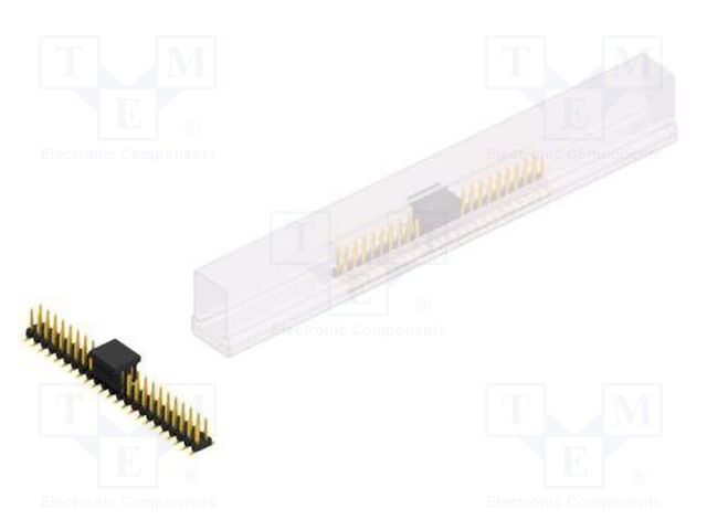 Connector: pin strips; pin header; male; PIN: 46; 2mm; SMT; 2x23