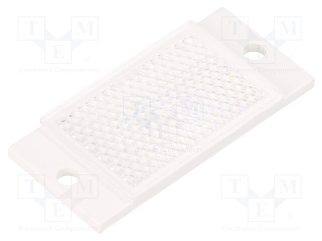 Reflector; 20x43x3.6mm; fixing 2 x M3