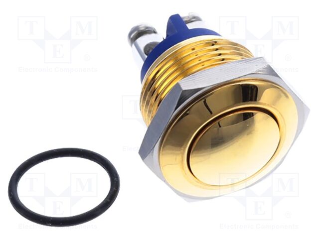 Switch: vandal resistant; Pos: 2; SPST-NO; 2A/48VDC; OFF-(ON); IP65