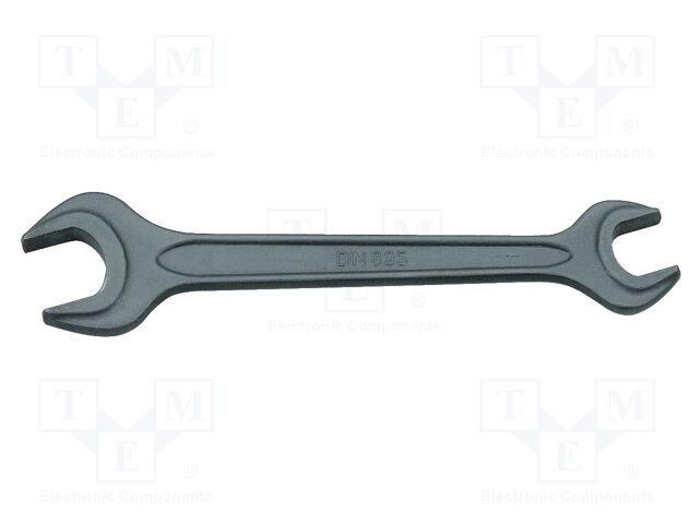 Wrench; spanner; 17mm,22mm; Chrom-vanadium steel; L: 192mm
