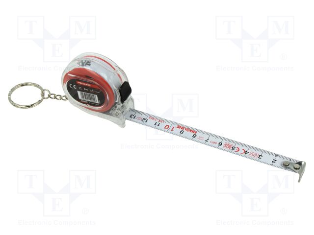 Measuring tape; L: 2m; Width: 13mm; polypropylene PP; Class: II