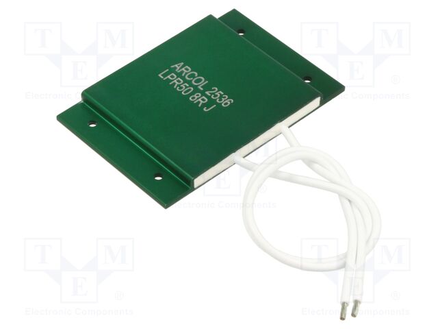 Resistor: wire-wound; screw; 8Ω; 50W; ±5%; 50x75x5.7mm