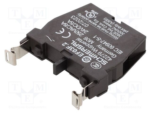 Contact block; 22mm; IP20; Contacts: NO; -25÷80°C