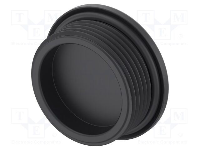 Stopper; polyamide; black; IP68; Entrelec; Gland: PG21; 10mm