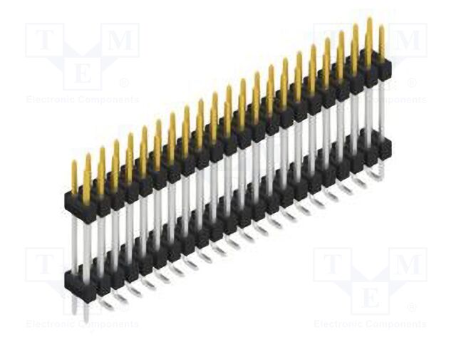 Connector: pin strips; pin header; male; PIN: 44; 2.54mm; SMT; 2x22