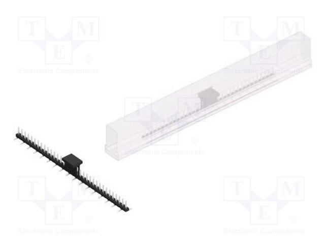Connector: pin strips; pin header; male; PIN: 34; 2mm; SMT; 1x34