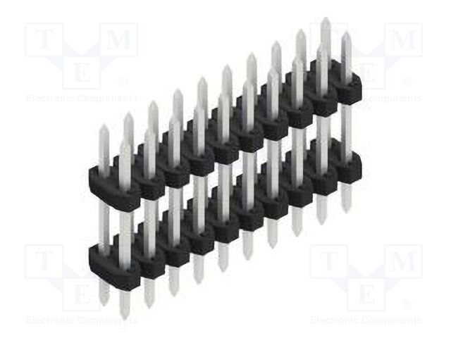 Connector: pin strips; pin header; male; PIN: 20; 2mm; THT; 2x10
