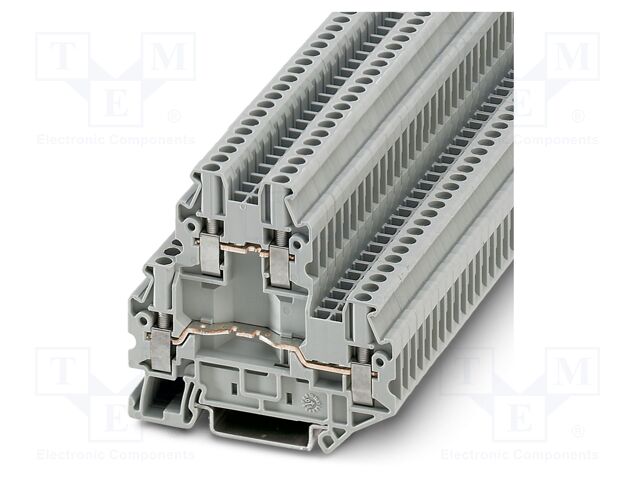 Splice terminal: rail; PA; L: 64.4mm; terminals: 4; W: 5.2mm