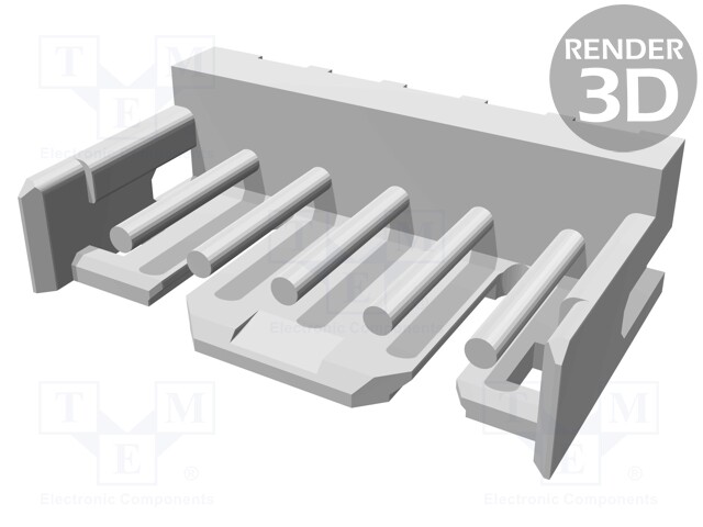 Socket; wire-board; male; PIN: 5; THT; on PCBs; 4A; tinned; straight
