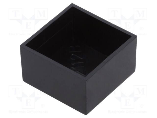 Enclosure: designed for potting; X: 21mm; Y: 21mm; Z: 12mm; ABS